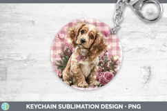 GorgeousDogs 01 Checker Valentine Keychain design.