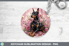 GorgeousDogs 01 Checker Valentine Keychain design.