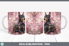 GorgeousDogs 01 Checker Valentine Mug Wrap design.