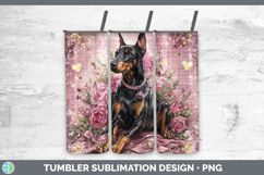 GorgeousDogs 01 Checker Valentine Tumbler design.