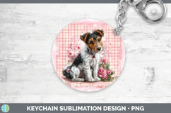 GorgeousDogs 01 Checker Valentine Keychain design.