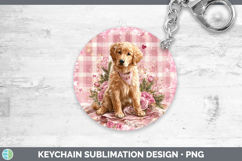 GorgeousDogs 01 Checker Valentine Keychain design.