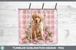 GorgeousDogs 01 Checker Valentine Tumbler design.