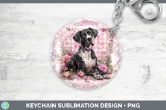GorgeousDogs 01 Checker Valentine Keychain design.