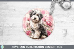 GorgeousDogs 01 Checker Valentine Keychain design.