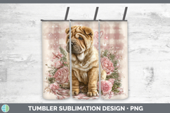 GorgeousDogs 01 Checker Valentine Tumbler design.