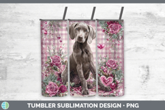 GorgeousDogs 01 Checker Valentine Tumbler design.