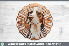 GorgeousDogs 01 Copper Relief Wind Spinner design.