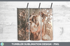 GorgeousDogs 01 Copper Relief Tumbler design.