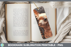 GorgeousDogs 01 Copper Relief Bookmark design.