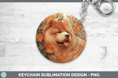 GorgeousDogs 01 Copper Relief Keychain design.