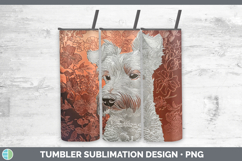 GorgeousDogs 01 Copper Relief Tumbler design.