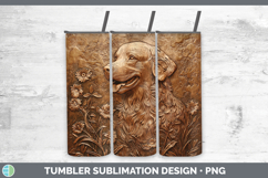GorgeousDogs 01 Copper Relief Tumbler design.