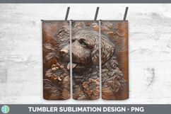 GorgeousDogs 01 Copper Relief Tumbler design.