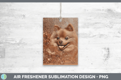 GorgeousDogs 01 Copper Relief Air Freshener design.