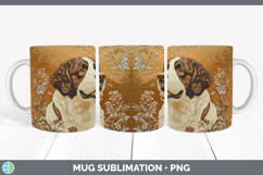 GorgeousDogs 01 Copper Relief Mug Wrap design.
