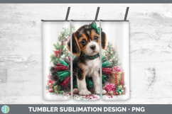 GorgeousDogs 01 Cute Christmas Tumbler design.