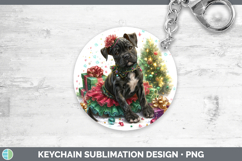 GorgeousDogs 01 Cute Christmas Keychain design.