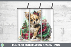 GorgeousDogs 01 Cute Christmas Tumbler design.