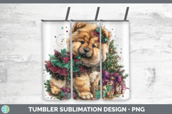 GorgeousDogs 01 Cute Christmas Tumbler design.