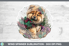 GorgeousDogs 01 Cute Christmas Wind Spinner design.