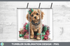 GorgeousDogs 01 Cute Christmas Tumbler design.