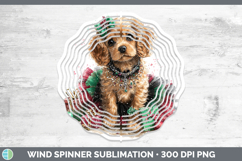 GorgeousDogs 01 Cute Christmas Wind Spinner design.