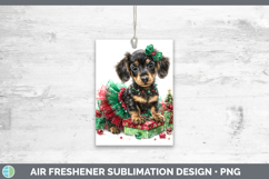 GorgeousDogs 01 Cute Christmas Air Freshener design.