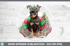 GorgeousDogs 01 Cute Christmas Wind Spinner design.