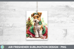 GorgeousDogs 01 Cute Christmas Air Freshener design.