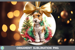 GorgeousDogs 01 Cute Christmas Ornament design.