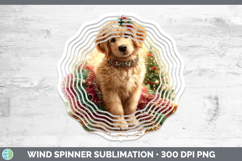 GorgeousDogs 01 Cute Christmas Wind Spinner design.