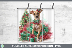 GorgeousDogs 01 Cute Christmas Tumbler design.