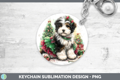 GorgeousDogs 01 Cute Christmas Keychain design.