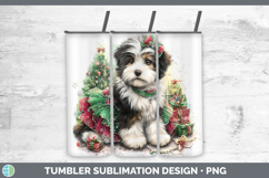 GorgeousDogs 01 Cute Christmas Tumbler design.