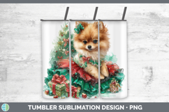 GorgeousDogs 01 Cute Christmas Tumbler design.