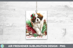 GorgeousDogs 01 Cute Christmas Air Freshener design.