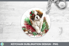 GorgeousDogs 01 Cute Christmas Keychain design.