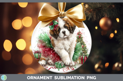 GorgeousDogs 01 Cute Christmas Ornament design.