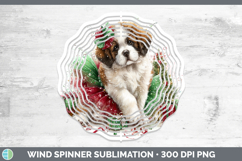 GorgeousDogs 01 Cute Christmas Wind Spinner design.