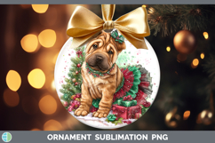 GorgeousDogs 01 Cute Christmas Ornament design.