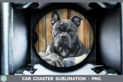 GorgeousDogs 01 Flannel Car Coaster design.