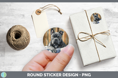 GorgeousDogs 01 Flannel Stickers design.