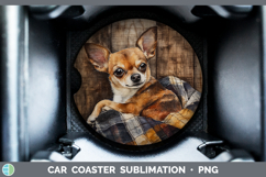 GorgeousDogs 01 Flannel Car Coaster design.
