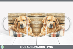 GorgeousDogs 01 Flannel Mug Wrap design.