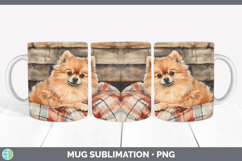 GorgeousDogs 01 Flannel Mug Wrap design.