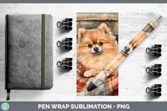 GorgeousDogs 01 Flannel Pen Wrap design.