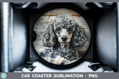 GorgeousDogs 01 Flannel Car Coaster design.