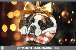 GorgeousDogs 01 Flannel Ornament design.