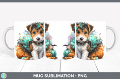 GorgeousDogs 01 Halloween Mug Wrap design.